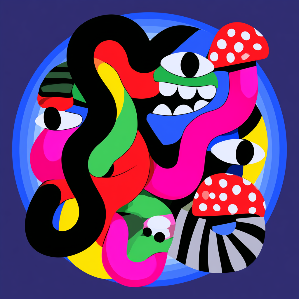 Bold Surreal Abstract