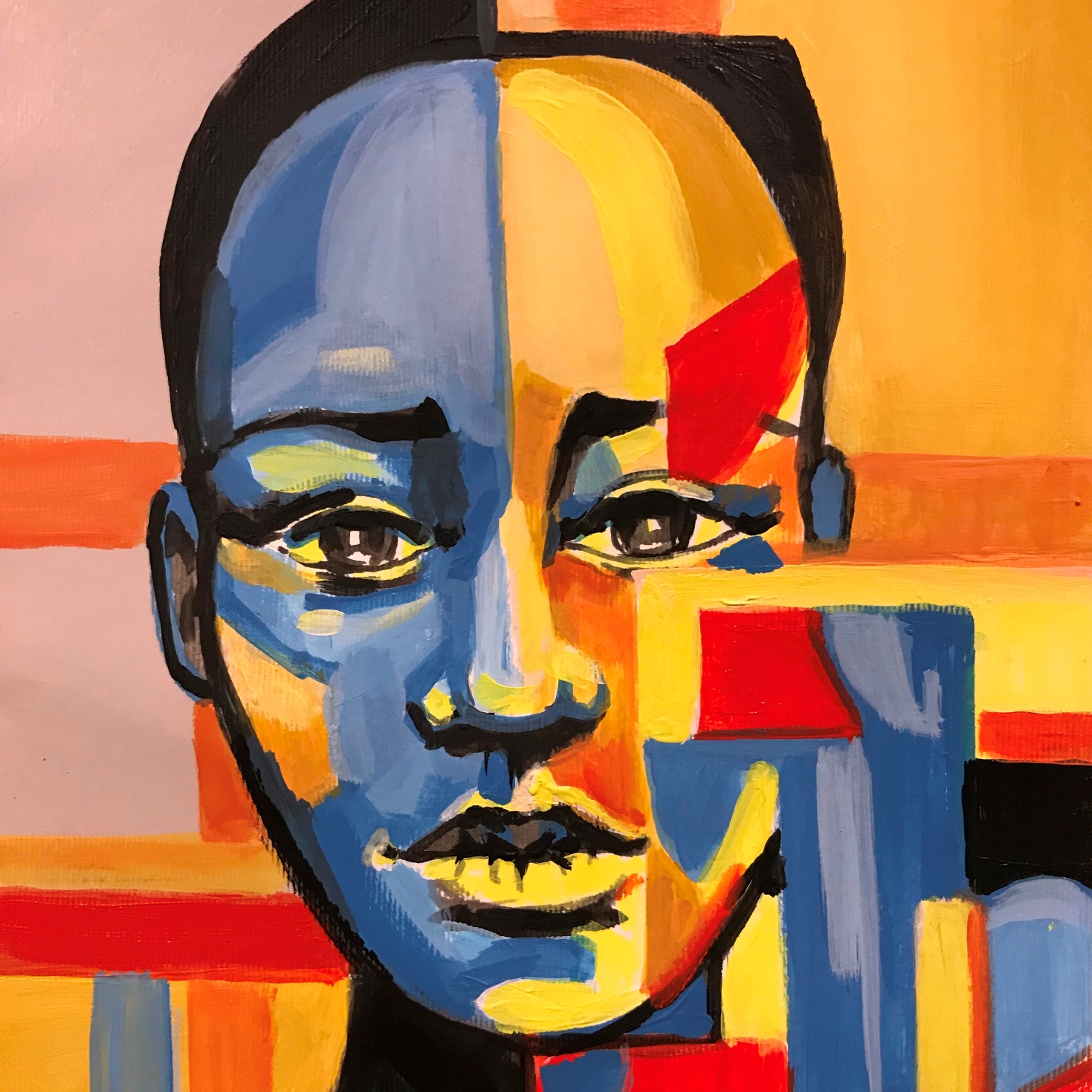 Pop Abstract Portrait