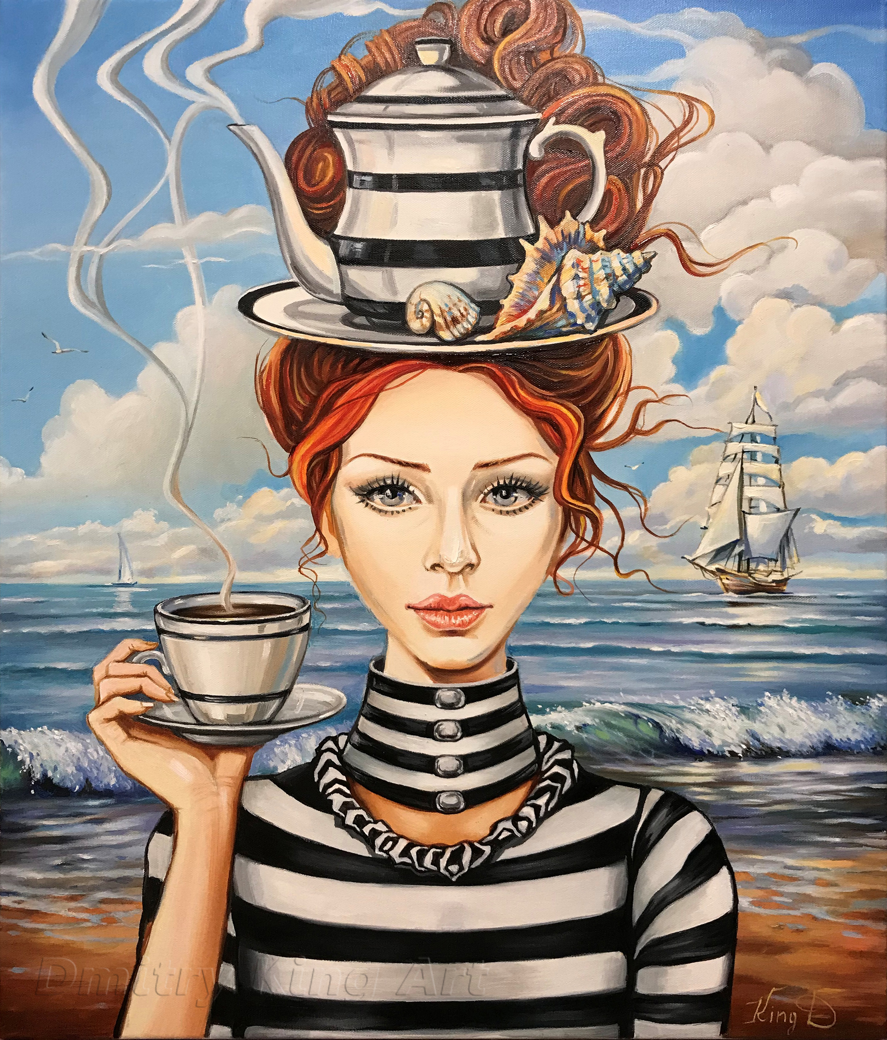 Lady and Sea