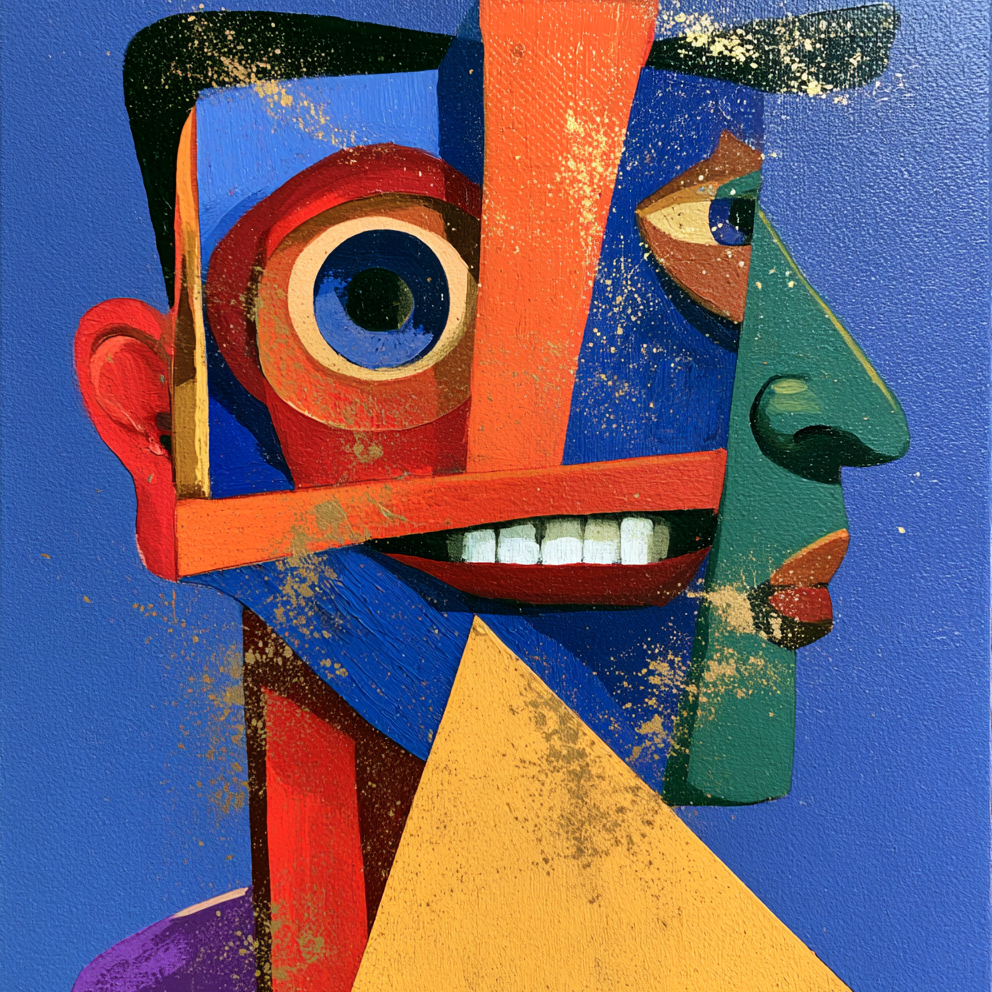 Surreal Cubism Art